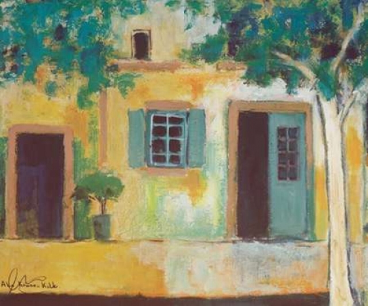 Piazza II Poster Print by Alie Kruse-kolk - Item # VARPDXGA0102101